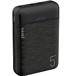 Внешний АКБ PERO PB01 (5000mAh) черный