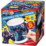 Кружка для росписи, 6 цв. темный герой МУЛЬТИ АРТ