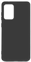 Силиконовый чехол DF для Samsung Galaxy A72 (4G/5G) DF sOriginal-28 (black) с микрофиброй