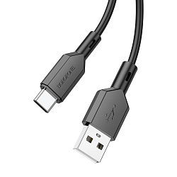 Кабель USB <--> Type-C  1.0м BOFOFONE BX70 черный