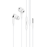 Наушники HOCO M101 Pro, Crystal sound, Jack 3.5мм, белый