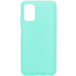 Задняя накладка PERO Soft Touch для Samsung Galaxy A03S бирюзовый