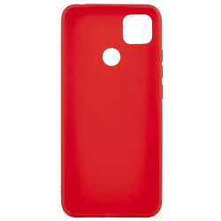 Силиконовый чехол SILICONE CASE Soft Matte для Xiaomi Redmi 9C красный