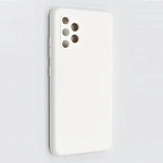 Задняя накладка SILICONE CASE для Samsung Galaxy A32 (Белый)