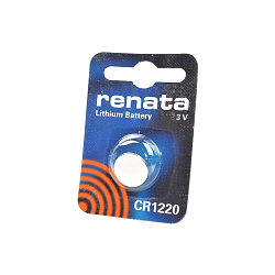 Элемент питания RENATA CR1220 (Li/MnO2, 38mAh, 3V)