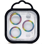 Противоударное стекло для камеры СG06 для iPhone 15 Pro/15 Pro Max (multicolor)