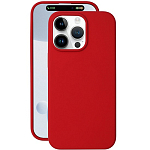 Силиконовый чехол DEPPA Liquid Silicone Case Pro для iPhone 15 Pro Max, красный