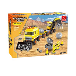 Конструктор AUSINI "Строители: Карьерные погрузчики" (277 дет.,фигур. челов.)