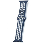 Силиконовый ремешок XO BT08A 38/40/41mm Blue+White