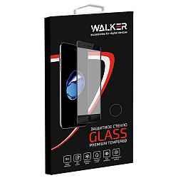 Противоударное стекло 5D WALKER для iPhone 12/12 Pro черное, антишпион