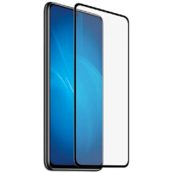 Противоударное стекло DF для Poco X3 DF poColor-03 (black)