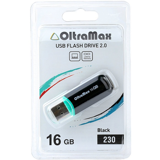 USB 16Gb OltraMax 230 Black