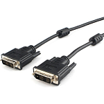 Кабель DVI-D <--> DVI-D  3.0м CABLEXPERT CC-DVIL-BK-10, черный, экран, феррит.кольца, CCS,