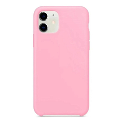 Задняя накладка MOBIS для iPhone 11 Leather Case (Розовая)