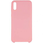 Задняя накладка SILICONE case Soft Matte для Samsung A10 розовый