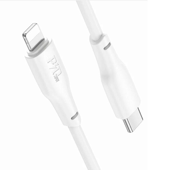 Кабель Lightning <--> Type-C  2.0м HOCO X93 Force, белый