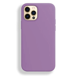 Силиконовый чехол SILICONE CASE для iPhone 13 (62 лиловый-металлик)
