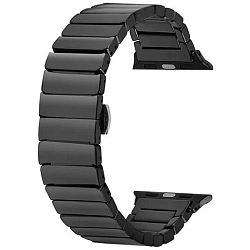 Ремень керамический NONAME для Apple Watch 42/44/45/49mm (черный)