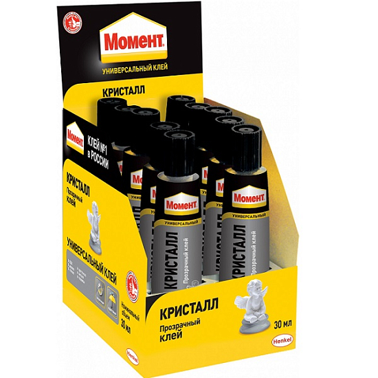 Клей МОМЕНТ Кристалл 30 мл, в шоу -боксе (873873)