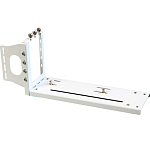 Кронштейн для видеокарты на 3 слота без райзера PCIe для вертикальной установки видеокарты,,белый