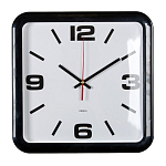 Часы настенные БЮРОКРАТ WALLC-S90P черный/белый