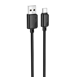 Кабель USB <--> Type-C  1.0м HOCO X113 Black
