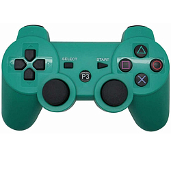 Геймпад БП для SONY PS3 Dual Shock зеленый (не оригинал)