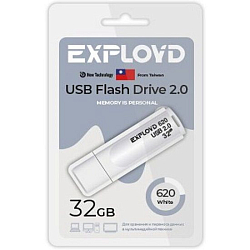 USB 32Gb Exployd 620 белый