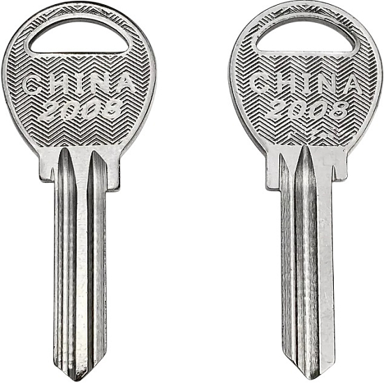 Заготовка ключа U-14D_x_x_U14D_x_ CHINA 2008 КНР