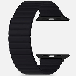 Силиконовый ремешок LYAMBDA ACRUX для Apple Watch 38/40mm Black (DSJ-30-40-BK)