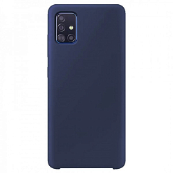 Задняя накладка ZIBELINO Soft Case для Samsung Galaxy A71 (A715) (темно-синий)