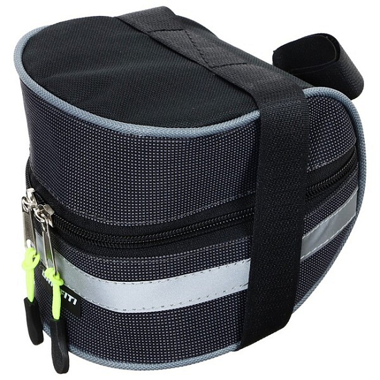 Велосумка под седло Graffiti-МАСТЕР, средняя, цвет серый