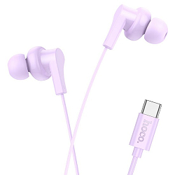 Наушники HOCO M114, фиолетовый, Type-C
