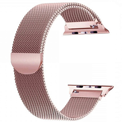 Металлический ремешок APG-T для Apple Watch  (42-49mm) розовое золото