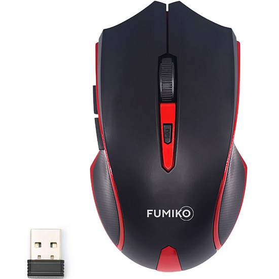 Мышь БП FUMIKO EDGE черно-красная