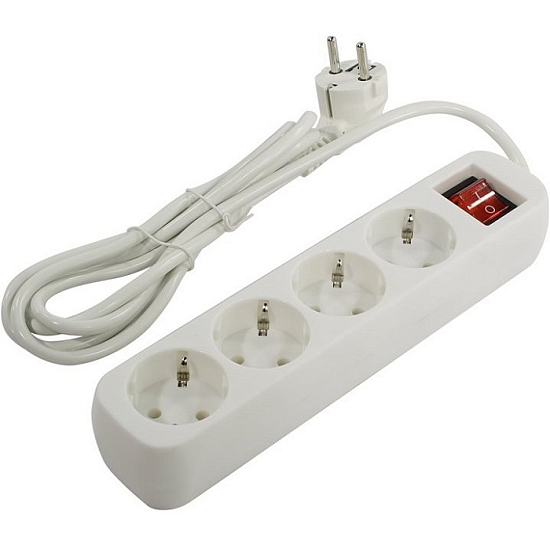 Сетевой удлинитель  1.8м DEFENDER S418 4 розетки