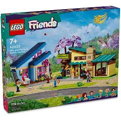 Конструктор LEGO Friends 42620 Семейные дома Олли и Пейсли