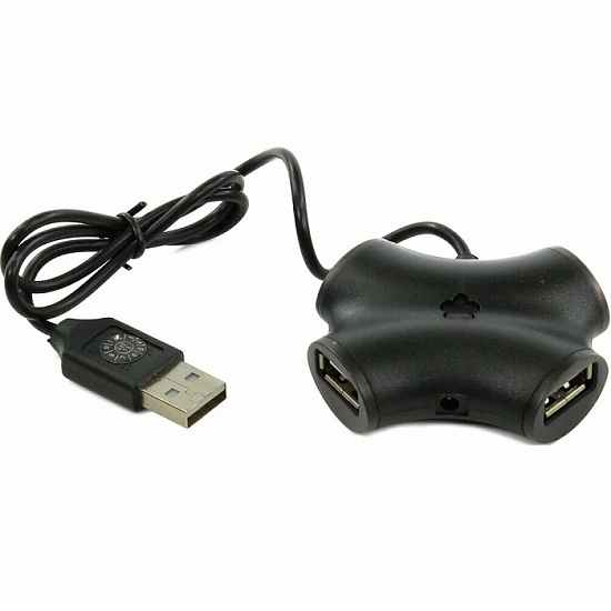 USB-Хаб CBR CH-100 Black, 4 порта