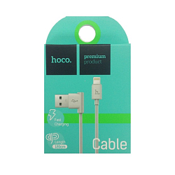 Кабель USB <--> Lightning  1.2м HOCO UPL11 L-образный дизайн, белый
