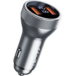 Авто ЗУ 2USB 3.0A 45W REMAX RCC325 серый