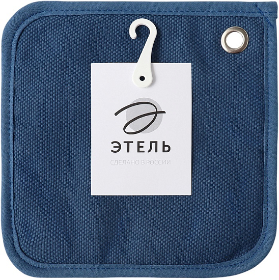 Набор кухонных прихваток Этель Freedom цвет синий, лён 56%