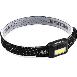 Фонарь налобный "Мастер К", MHB-W3D1, 3 Вт, 120 лм, 3AAA, черный  4387598