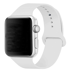 Силиконовый ремешок BASEUS для Apple Watch 42/44m, белый