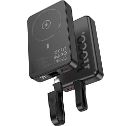 Внешний АКБ HOCO Q24 Elegant (10000mAh), MagSafe, чёрный