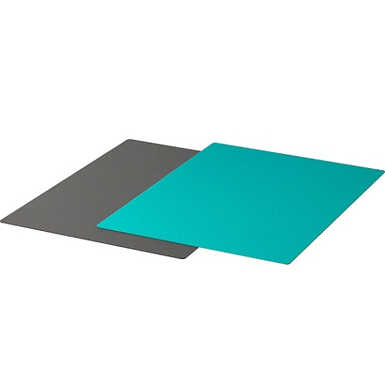 Доска разделочная ФИНФОРДЕЛА темно-серый/темная бирюза 28x36 см