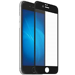 Противоударное стекло 3D DF для iPhone 7/8 iColor-11 черное, полный клей