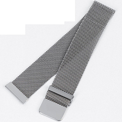 Металлический ремешок для часов "Соломон", 22 мм, l-23 см, хром 6834544