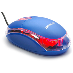 Мышь ГАРНИЗОН GM-100B синяя, USB