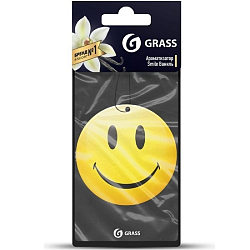 Ароматизатор GRASS SMILE ваниль картонный (ST-0400)