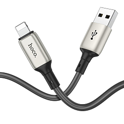 Кабель USB <--> Lightning  1.0м HOCO X66 Howdy, серый
